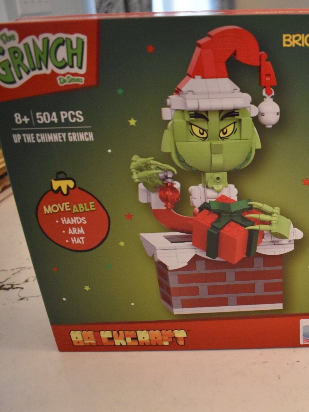 The Grinch Up the Chimney Brickcraft Building Set 504 Pieces Dr. Seuss Christmas